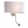 Ideal Lux - LED Flexibel vägglampa HOTEL 1xE27/60W + LED/1,5W/230V