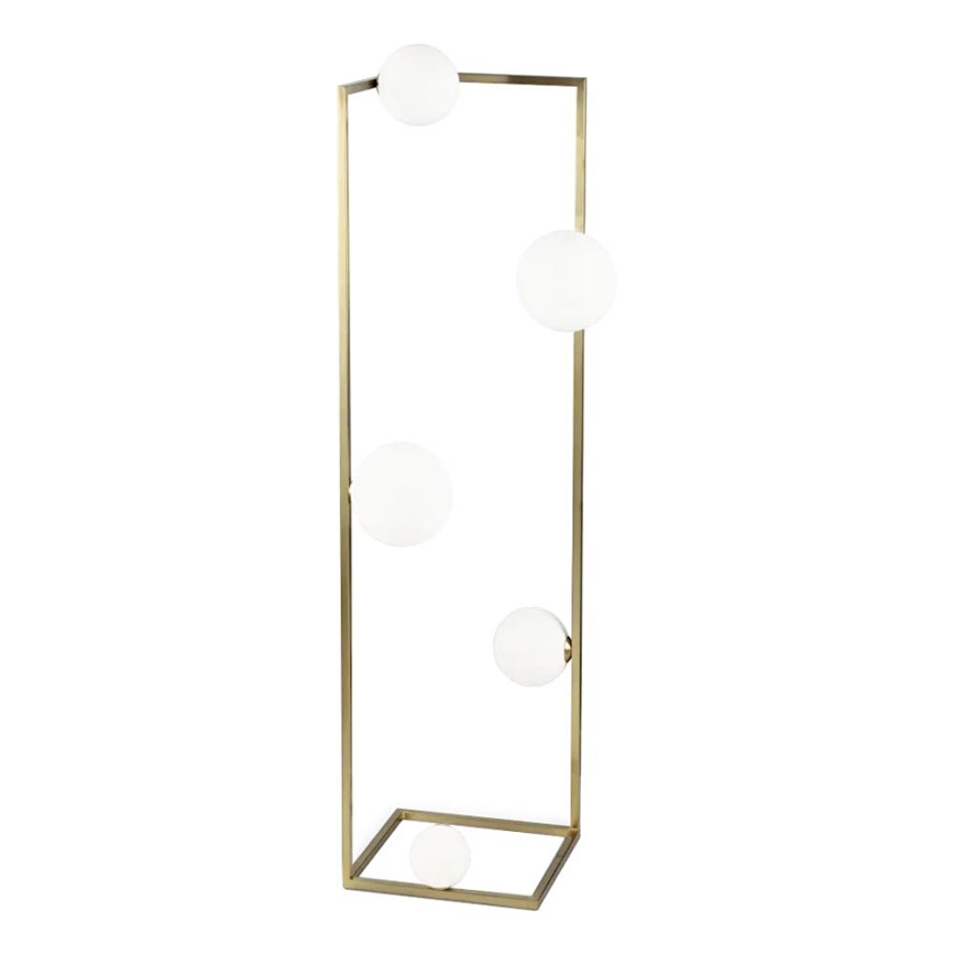 Ideal Lux - LED golvlampa ANGOLO 5xG9/3W/230V mässing