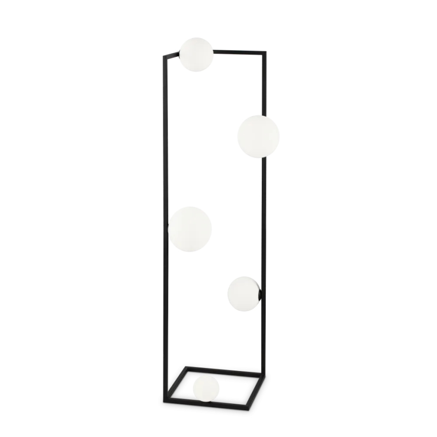 Ideal Lux - LED golvlampa ANGOLO 5xG9/3W/230V svart