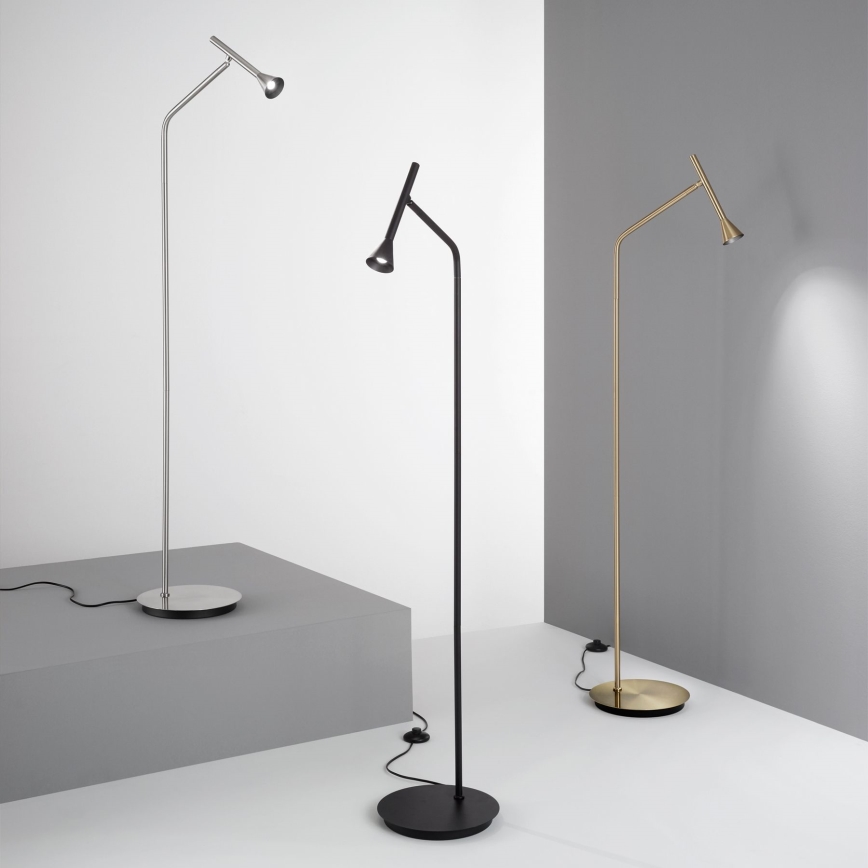 Ideal Lux - LED golvlampa DIESIS LED/4,5W/230V CRI 95 svart