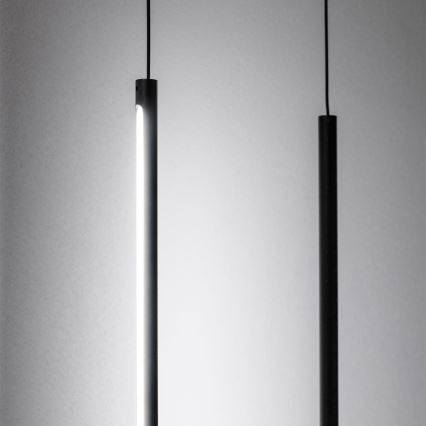Ideal Lux - LED golvlampa FILO LED/14W/230V 2700K CRI 90 svart