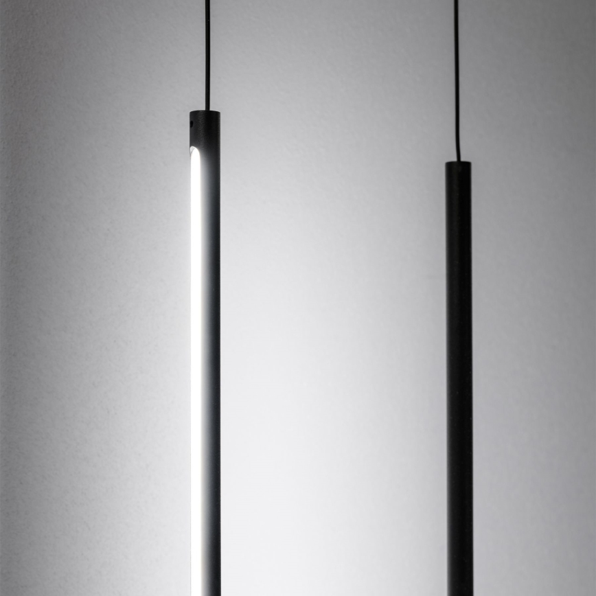 Ideal Lux - LED golvlampa FILO LED/14W/230V 2700K CRI 90 svart