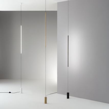 Ideal Lux - LED golvlampa FILO LED/14W/230V 3000K CRI 90 svart