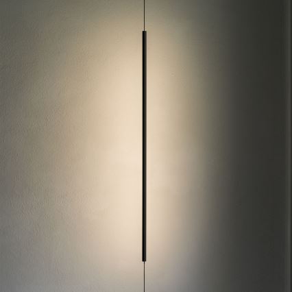 Ideal Lux - LED golvlampa FILO LED/14W/230V 3000K CRI 90 svart