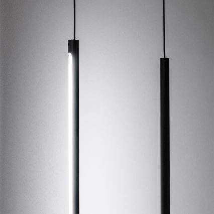Ideal Lux - LED golvlampa FILO LED/14W/230V 3000K CRI 90 svart