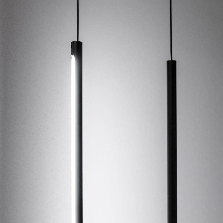 Ideal Lux - LED golvlampa FILO LED/14W/230V 3000K CRI 90 svart