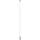 Ideal Lux - LED golvlampa FILO LED/14W/230V 3000K CRI 90 vit