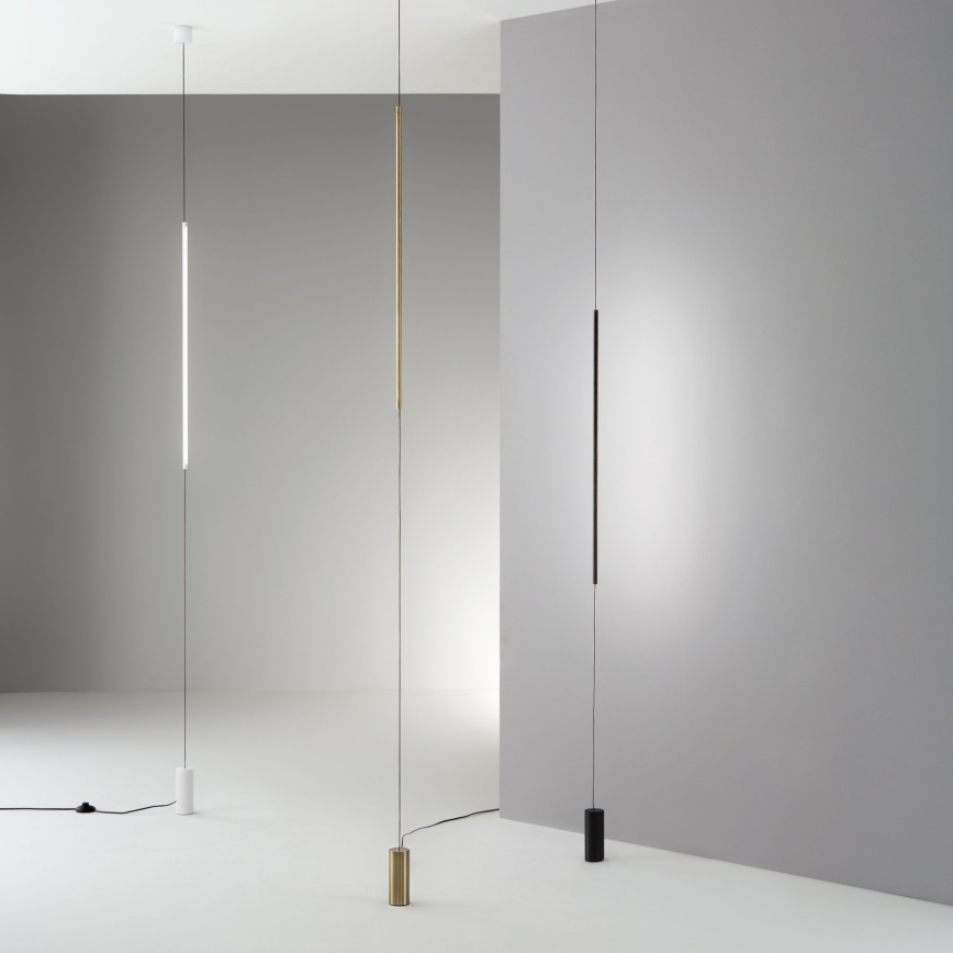 Ideal Lux - LED golvlampa FILO LED/14W/230V 3000K CRI 90 vit