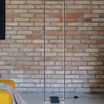 Ideal Lux - LED golvlampa FRAME LED/30W/230V svart