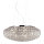 Ideal Lux - LED kristallkrona med textilsladd KING 7xG9/3W/230V diameter 46 cm skinande krom