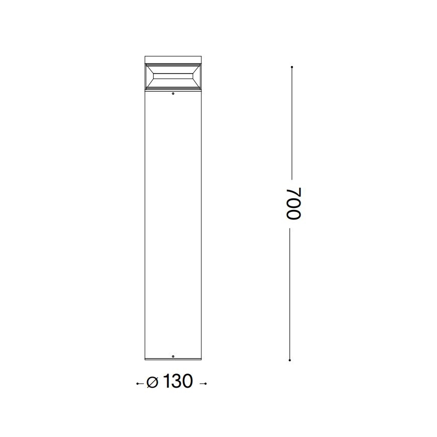 Ideal Lux - LED-lampa för utomhusbruk BOEING LED/14W/230V diameter 70 cm CRI 90 IP65 brun