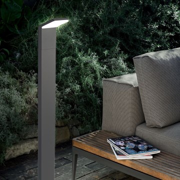 Ideal Lux - LED-lampa för utomhusbruk STYLE LED/8,5W/230V 4000K 100 cm CRI 90 IP54 antracit