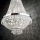 Ideal Lux - LED Ljuskrona i kristal med kedja CAESAR 9xG9/3W/230V diameter 45 cm skinande krom