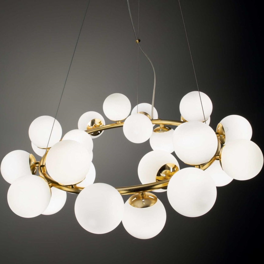Ideal Lux - LED Ljuskrona med snöre DNA 25xG9/3,2W/230V