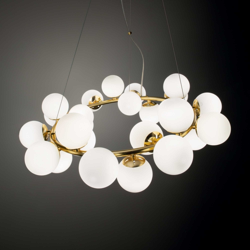 Ideal Lux - LED Ljuskrona med snöre DNA 25xG9/3,2W/230V