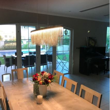 Ideal Lux - LED Ljuskrona med snöre VERSUS LED/43,2W/230V