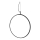 Ideal Lux - LED ljuskrona med textilsladd CIRCUS LED/29W/230V diameter 44 cm CRI 90 svart