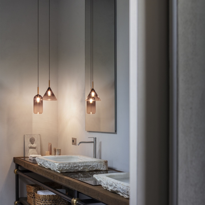 Ideal Lux - LED ljuskrona med textilsladd EMPIRE 1xG9/3W/230V