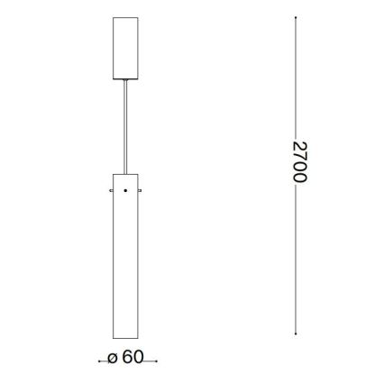 Ideal Lux - LED ljuskrona med textilsladd FLAM LED/10W/230V diameter 6 cm CRI 90 rökig