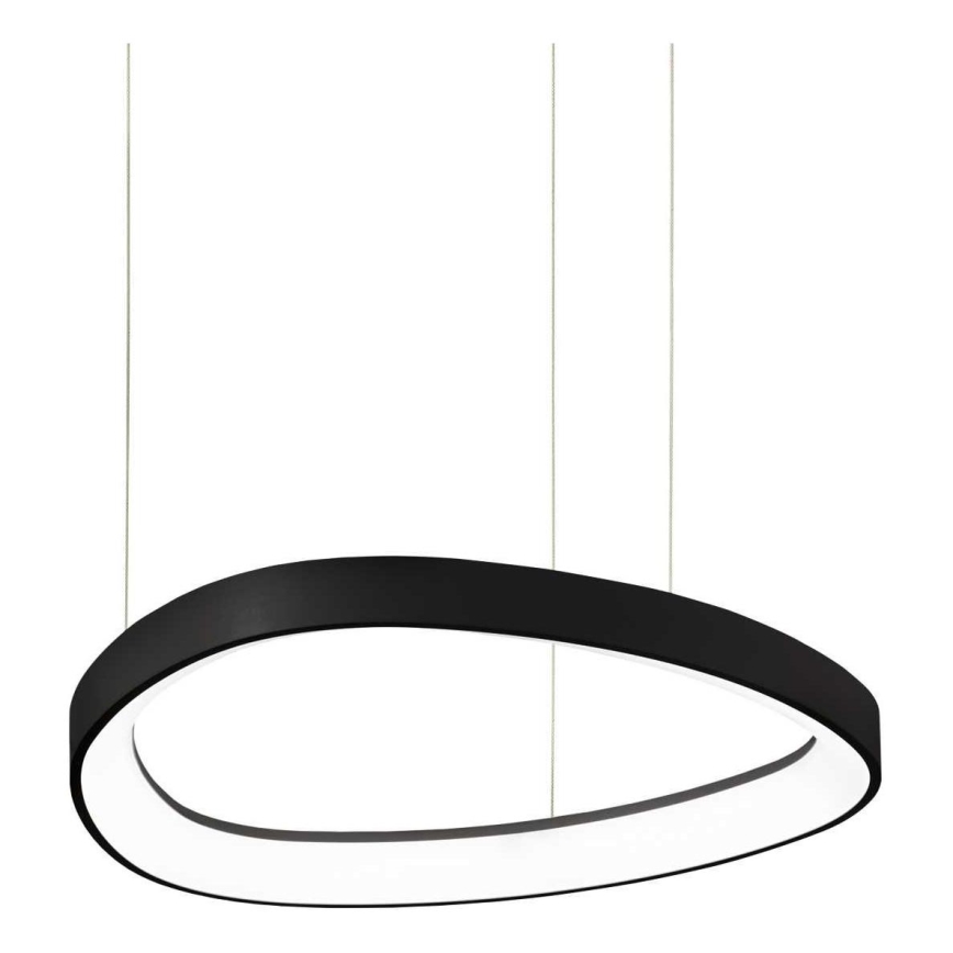 Ideal Lux - LED ljuskrona med textilsladd GEMINI LED/38W/230V diameter 42,5 cm CRI 90 svart