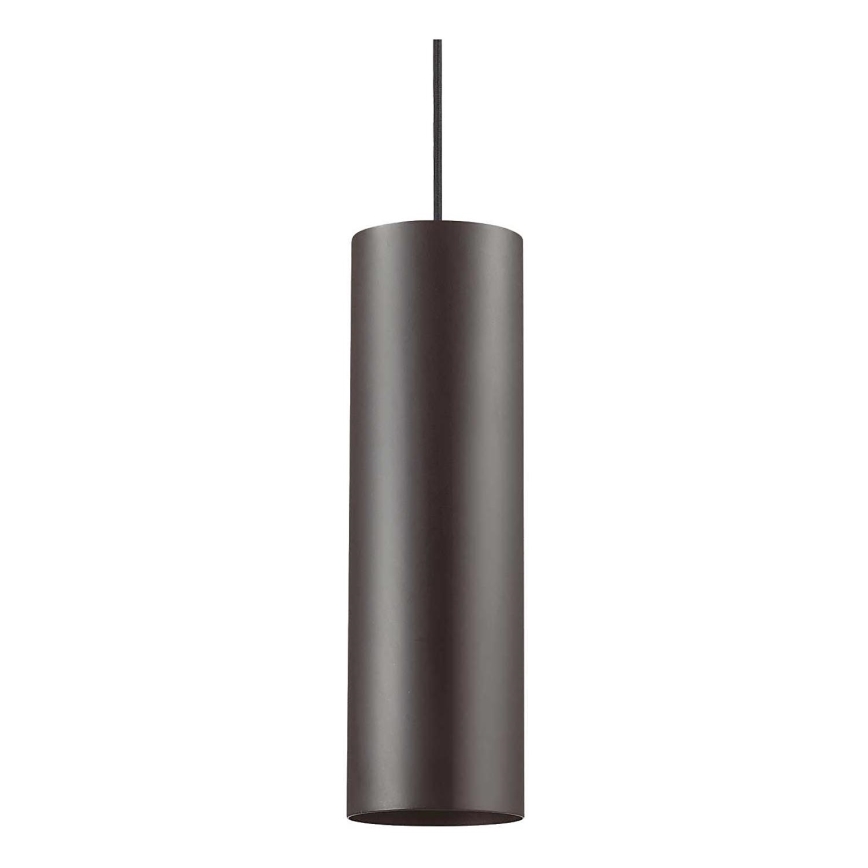 Ideal Lux - LED ljuskrona med textilsladd LOOK 1xGU10/10W/230V svart
