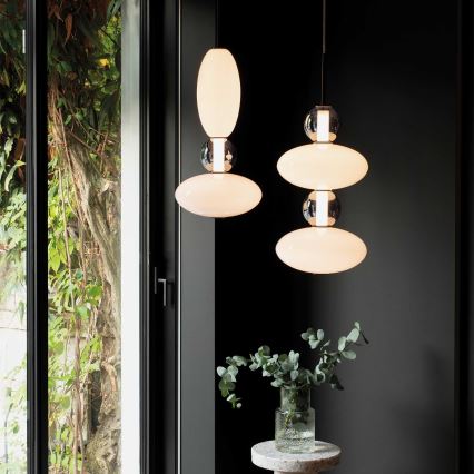 Ideal Lux - LED ljuskrona med textilsladd LUMIERE LED/34W/230V