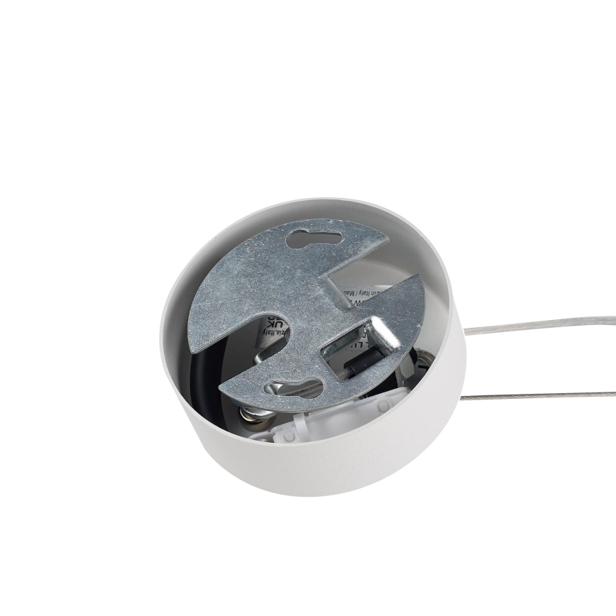 Ideal Lux - LED ljuskrona med textilsladd MAPA 1xG9/3W/230V diameter 10 cm vit
