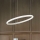 Ideal Lux - LED ljuskrona med textilsladd MIRACLE LED/45W/230V diameter 80 cm CRI 90 matt krom