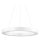Ideal Lux - LED ljuskrona med textilsladd ORACLE LED/28W/230V 3000K diameter 50 cm CRI 90 vit