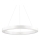 Ideal Lux - LED ljuskrona med textilsladd ORACLE LED/33W/230V 3000K diameter 60 cm CRI 90 vit