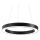 Ideal Lux - LED ljuskrona med textilsladd ORACLE LED/35W/230V 3000K diameter 70 cm CRI 90 svart