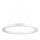 Ideal Lux - LED ljuskrona med textilsladd ORACLE LED/35W/230V 3000K diameter 70 cm CRI 90 vit