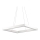 Ideal Lux - LED ljuskrona med textilsladd ORACLE LED/39W/230V 3000K 60x60 cm vit