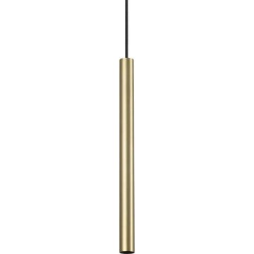 Ideal Lux - LED ljuskrona med textilsladd ULTRATHIN LED/11,5W/230V CRI 90 mässing