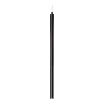 Ideal Lux - LED ljuskrona med textilsladd ULTRATHIN LED/11,5W/230V CRI 90 svart