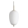 Ideal Lux - LED ljuskrona med textilsladd UMILE LED/20W/230V diameter 27 cm CRI 90 mässing/vit
