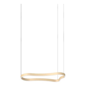 Ideal Lux - LED ljuskrona med textilsladd WAVES LED/37W/230V CRI 90 mässing