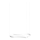 Ideal Lux - LED ljuskrona med textilsladd WAVES LED/37W/230V CRI 90 vit
