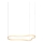 Ideal Lux - LED ljuskrona med textilsladd WAVES LED/45W/230V CRI 90 mässing