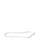 Ideal Lux - LED ljuskrona med textilsladd WAVES LED/54W/230V CRI 90 vit