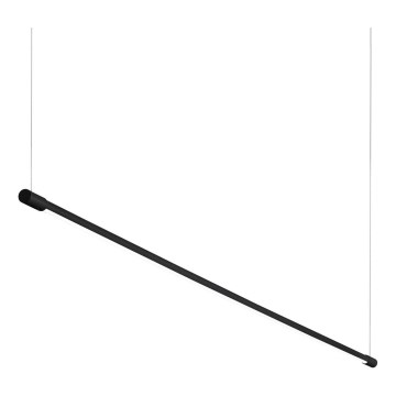 Ideal Lux - LED ljuskrona med textilsladd YOKO LED/17W/230V CRI 90 svart