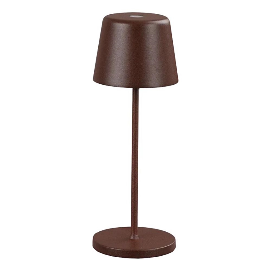 Ideal Lux - LED Ljusreglerad beröring utomhus bordslampa CUTE LED/2,5W/3,7V 3000 mAh USB 2200-2700K IP65 brun