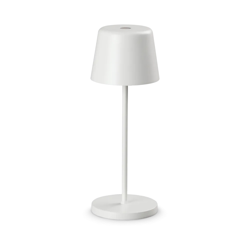 Ideal Lux - LED Ljusreglerad beröring utomhus bordslampa CUTE LED/2,5W/3,7V USB 2200-2700K IP65 vit