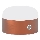 Ideal Lux - LED ljusreglerad bordslampa touch MIGNON LED/5W/5V 1500 mAh diameter 10 cm CRI 90 koppar