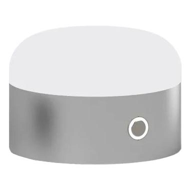Ideal Lux - LED ljusreglerad bordslampa touch MIGNON LED/5W/5V 1500 mAh diameter 10 cm CRI 90 skinande krom