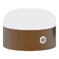 Ideal Lux - LED ljusreglerad bordslampa touch MIGNON LED/5W/5V diameter 10 cm CRI 90 brun