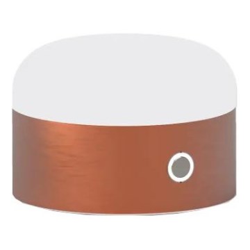 Ideal Lux - LED ljusreglerad bordslampa touch MIGNON LED/5W/5V diameter 10 cm CRI 90 koppar