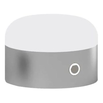 Ideal Lux - LED ljusreglerad bordslampa touch MIGNON LED/5W/5V diameter 10 cm CRI 90 skinande krom