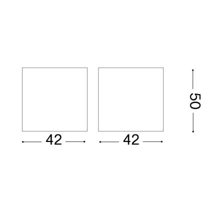 Ideal Lux - LED ljusreglerad spotlight NITRO LED/4W/230V diameter 4,2 cm CRI 90 vit