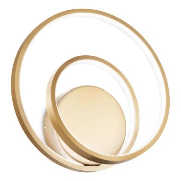 Ideal Lux - LED ljusreglerad vägglampa OZ LED/28W/230V CRI 90 guld